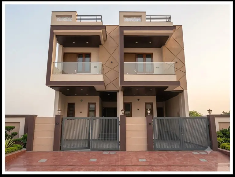 Luxury villa by Blue Feather Projects, Mansarovar Extension Jaipur